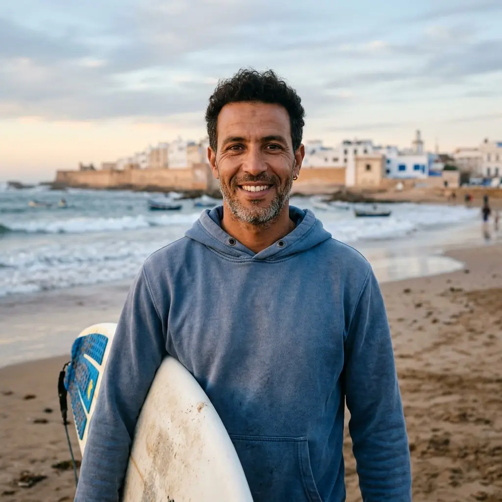 Youssef Benali, Essaouira-born guide & surf instructor