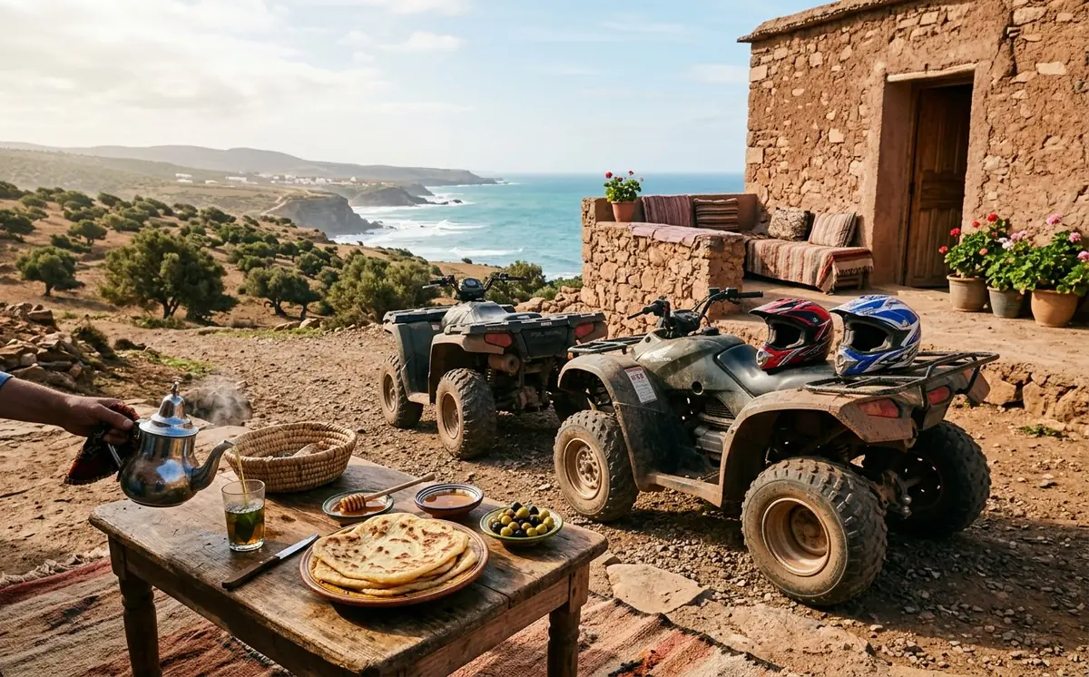 Quad Bike Beach Tour with Berber Breakfast Stop — Essaouira, Morocco