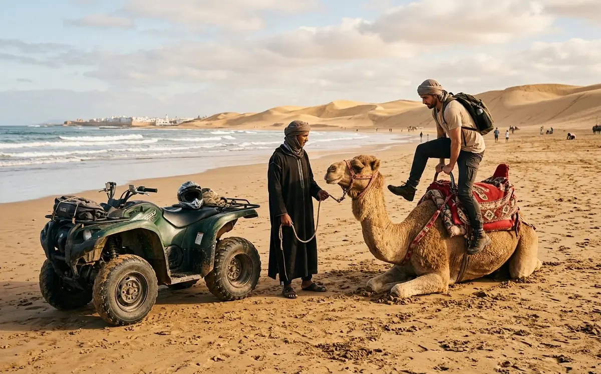 1h Quad Bike Tour + 1h Dromedary Ride — Essaouira, Morocco