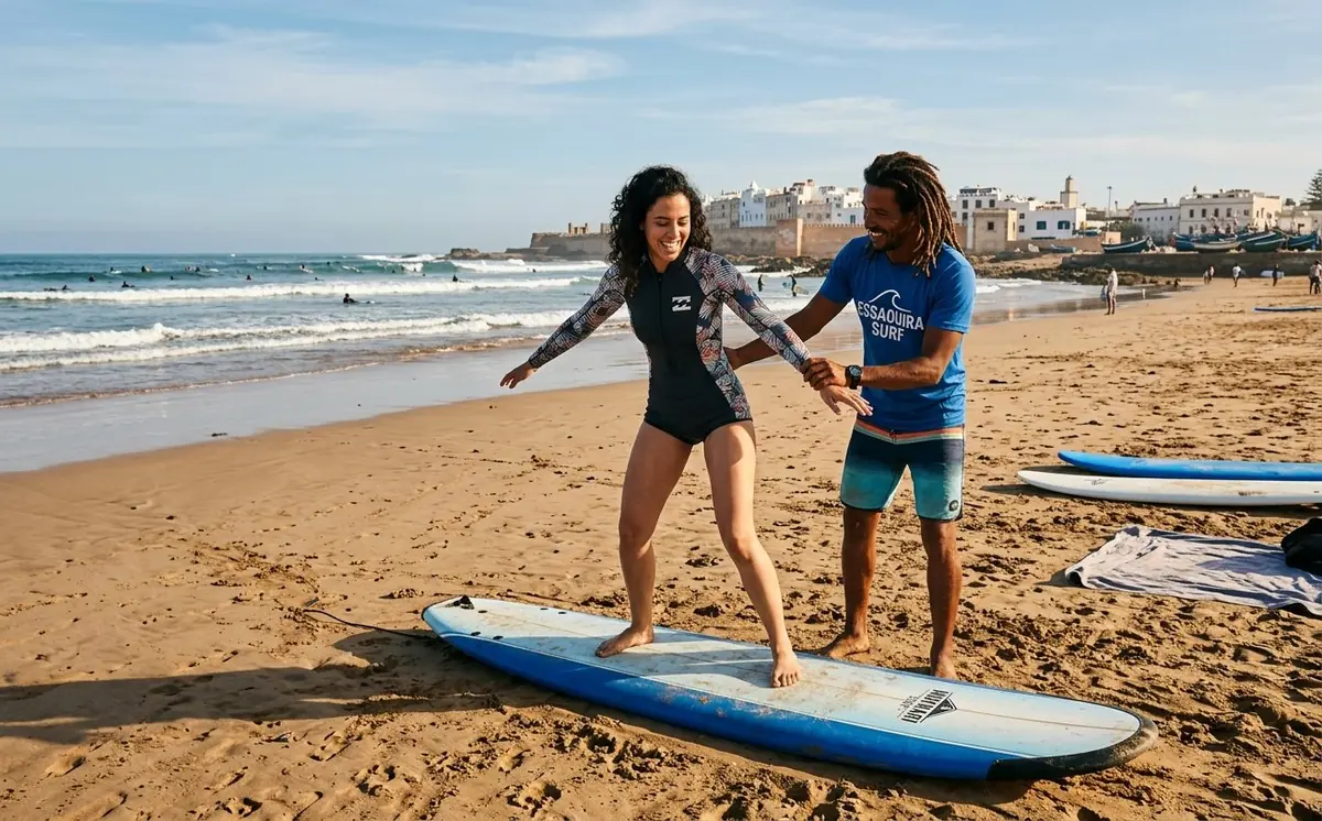 Beginner-Friendly Surf in Nice Spots — Essaouira, Morocco